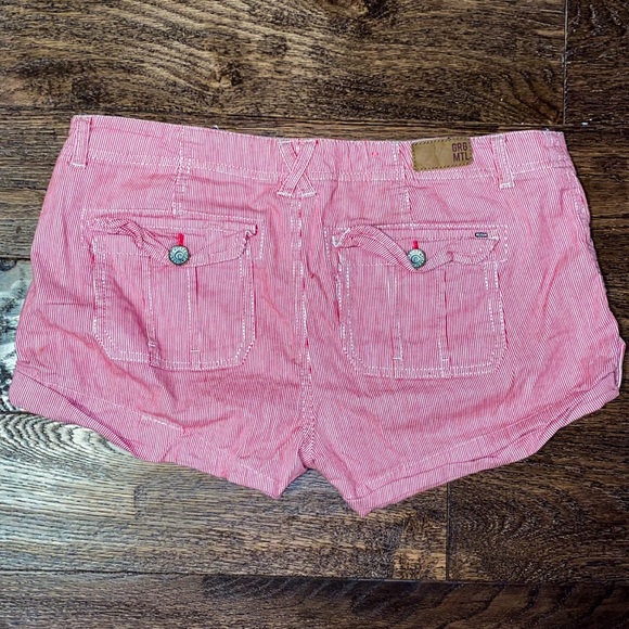 Garage Jean Shorts Red Striped juniors - Picture 2 of 3
